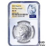 2023-P Silver Peace Dollar NGC MS70