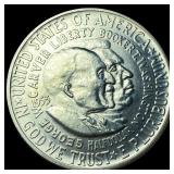 1953-D Silver Booker T. Washington/Carver Half Dol