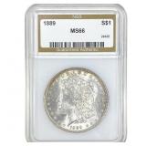 [2 Coins] 1889-1896 Morgan Silver Dollar NGS MS66-