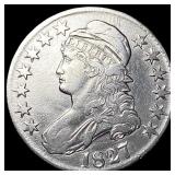 1827 Capped Bust Half Dollar CLOSELY UNCIRCULATED