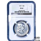 1957 Franklin Half Dollar NGC PF67