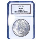 1900 Morgan Silver Dollar NGC MS65