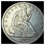 1877-S Silver Half Dollar NEARLY UNCIRCULATED