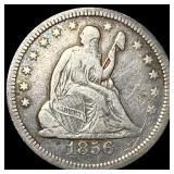 1856 Seated Liberty Quarter LIGHTLY CIRCULATED