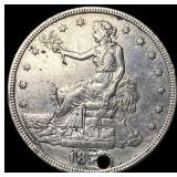 1875-S Silver Trade Dollar NICELY CIRCULATED