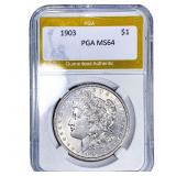 1903 Morgan Silver Dollar PGA MS64