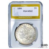 1896 Morgan Silver Dollar PGA MS62