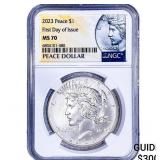 2023 Silver Peace Dollar NGC MS70