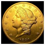 1890-CC $20 Gold Double Eagle