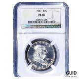 1961 Franklin Half Dollar NGC PF69