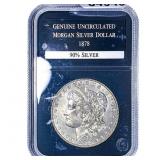 1878 Morgan Silver Dollar  GENUNC