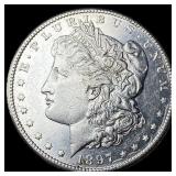 1897-S Silver Morgan Dollar CLOSELY  UNCIRCULATED