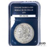 1879 Morgan Silver Dollar  GENUNC
