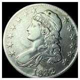 1832 Capped Bust Half Dollar LIGHTLY  CIRCULATED