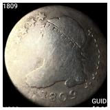 1809 Capped Bust Dime NICELY CIRCULATED