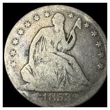 1853 Arrows Seated Liberty Half Dollar NICELY CIRC