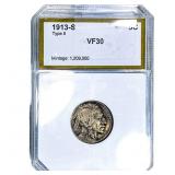 1913-S Buffalo Nickel PCI VF30