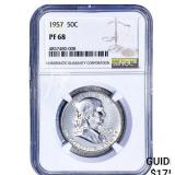 1957 Franklin Half Dollar NGC PF68