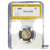 1896 Liberty Victory Nickel PGA AU58