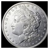 1886-O Morgan Silver Dollar CLOSELY  UNCIRCULATED