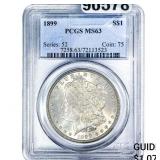 1899 Morgan Silver Dollar PCGS MS63