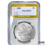 1889 Morgan Silver Dollar PGA MS63