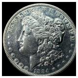 1884-S Silver Morgan Dollar CLOSELY UNCIRCULATED