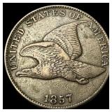 1857 Flying Eagle Cent NEARLY UNCIRCULATED