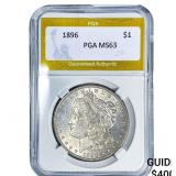 1896 Morgan Silver Dollar PGA MS63