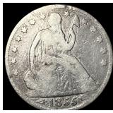 1855-O Silver Seated Liberty Half Dollar NICELY CI