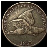 1857 Flying Eagle Cent NEARLY UNCIRCULATED