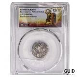 Roman Empire Faustina Sr. 138-141 AD Silver Denar