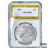 1903 Morgan Silver Dollar PGA MS63