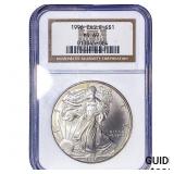 1996 Silver Eagle NGC MS69