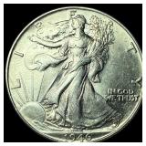 1946 Silver Half Dollar Walking Liberty UNCIRCULAT