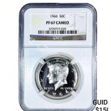 1964 Kennedy Half Dollar NGC PF67 Cameo