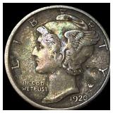 1920-S Silver Mercury Dime NEARLY UNCIRCULATED