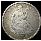 1844-O Silver Half Dollar LIGHTLY CIRCULATED