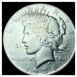 1934-D Silver Peace Dollar CLOSELY UNCIRCULATED