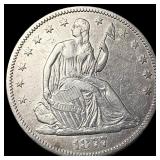 1877-S Silver Half Dollar NEARLY UNCIRCULATED