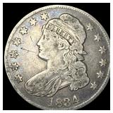 1834 Capped Bust Half Dollar LIGHTLY CIRCULATED