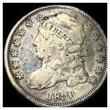 1836 Capped Bust Dime LIGHTLY CIRCULATED