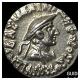 Bactria Kingdom 145-135 BC Silver DRachm