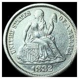 1882 Seated Liberty Dime CLOSELY UNCIRCULATED