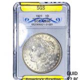 1921-D Morgan Silver Dollar SGS MS66