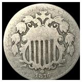 1876 Shield Nickel NICELY CIRCULATED