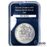 1888 Morgan Silver Dollar  GENUNC