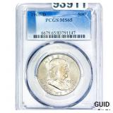 1960-D Franklin Half Dollar PCGS MS65