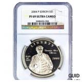 2004P 125th Anniversary of the Lightbulb Silver $1