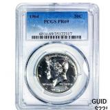 1964 Kennedy Half Dollar PCGS PR69